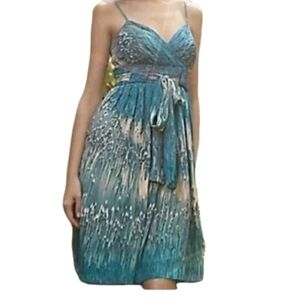 Lil (Anthropologie) Caballa Falls silk dress- 6.            Y34